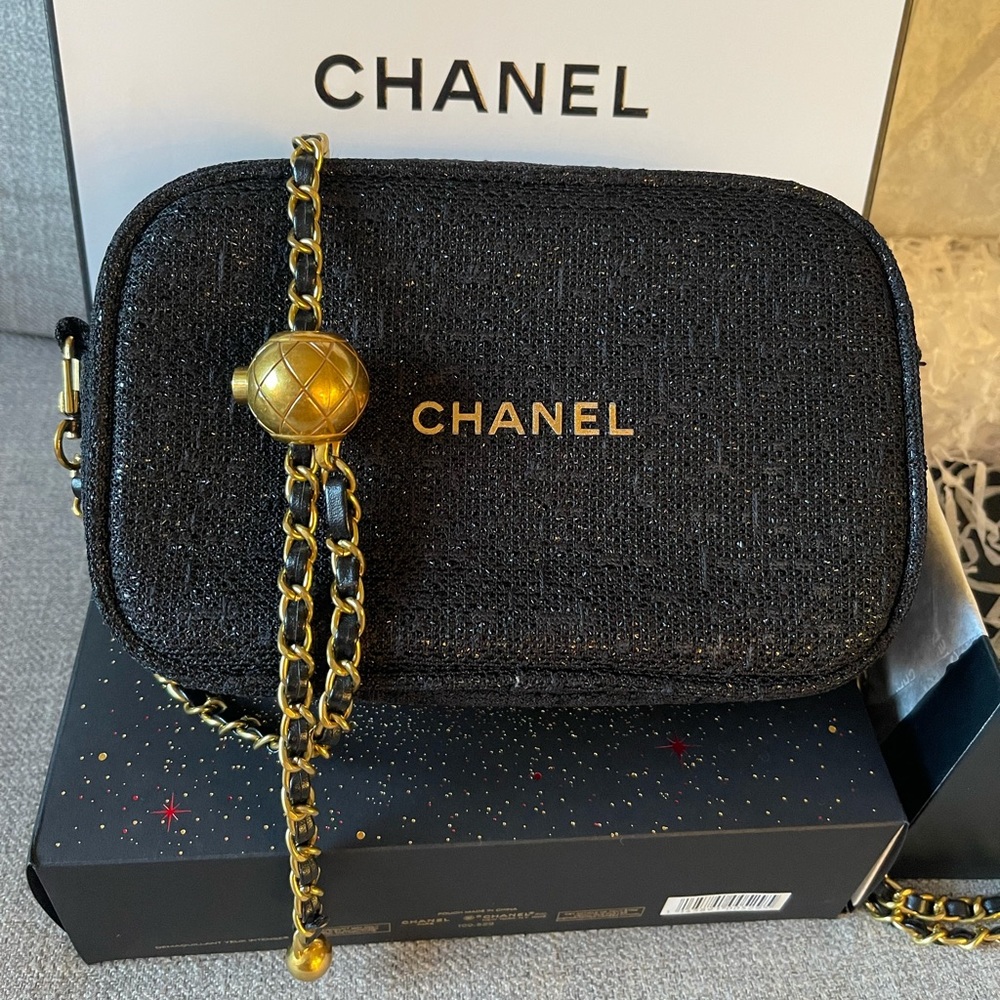 Chanel Shimmer Pouch
